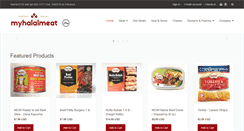 Desktop Screenshot of myhalalmeat.com