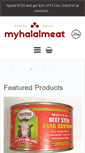 Mobile Screenshot of myhalalmeat.com